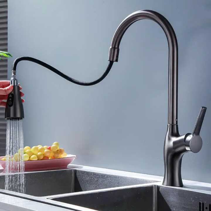 شیر ظرفشویی شاوری لوکس شیلنگ دار