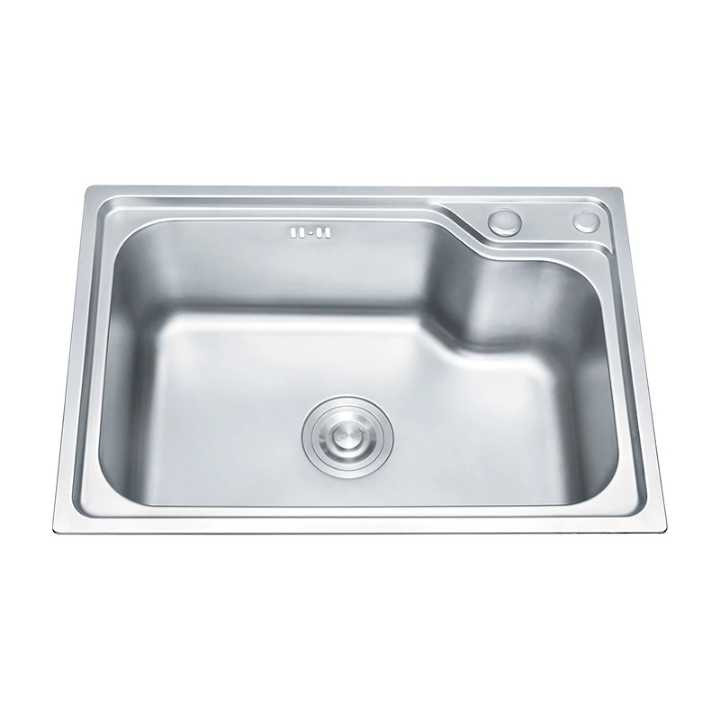 سینک ظرفشویی تک لگن مدل کلاسیک ابعاد 68*44