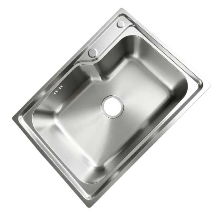 سینک ظرفشویی تک لگن مدل کلاسیک ابعاد 68*44